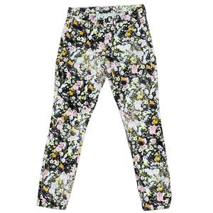 Madewell flower skinny skinny ankle garden floral colorful abstract unique jeans